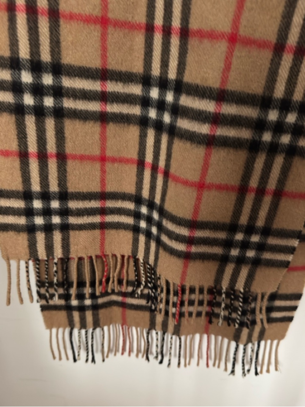 Burberrys of London 100% Cashmere Nova Check Scarf  Made in England Vintage - Picture 3 of 5